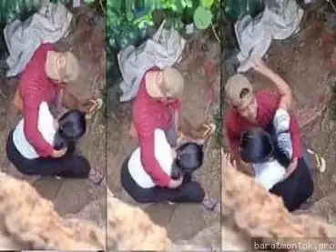 Ngintip diam diam pasangan muda ngentot di belakang rumah